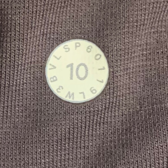 Lululemon Rulu Rally Wrap Heathered Graphite Purple Jacket Women's 10 - Picture 10 of 10